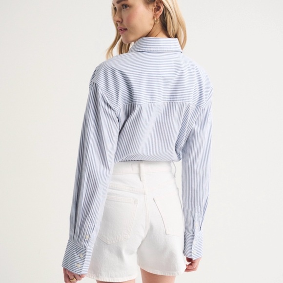 A&F Dad Short High Rise Cut-Offs - Picture 2 of 7